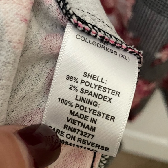 NWOT. ELLE A-LINE CASUAL DRESS. FIT AND FLARE SLEEVELESS BELTED DRESS - Picture 13 of 15